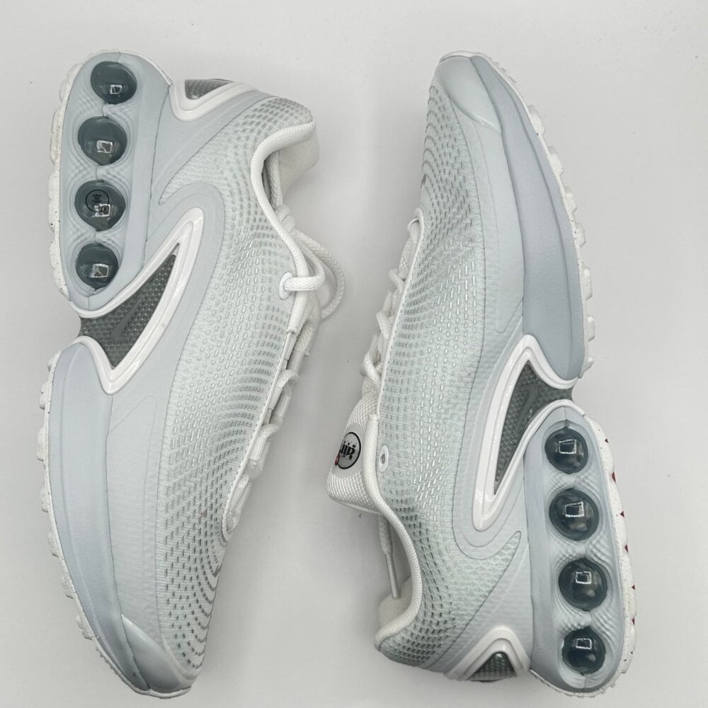 Women's Nike Air Max DN White Metallic Silver Size 9  FJ3145-100 NEW - Picture 8 of 10